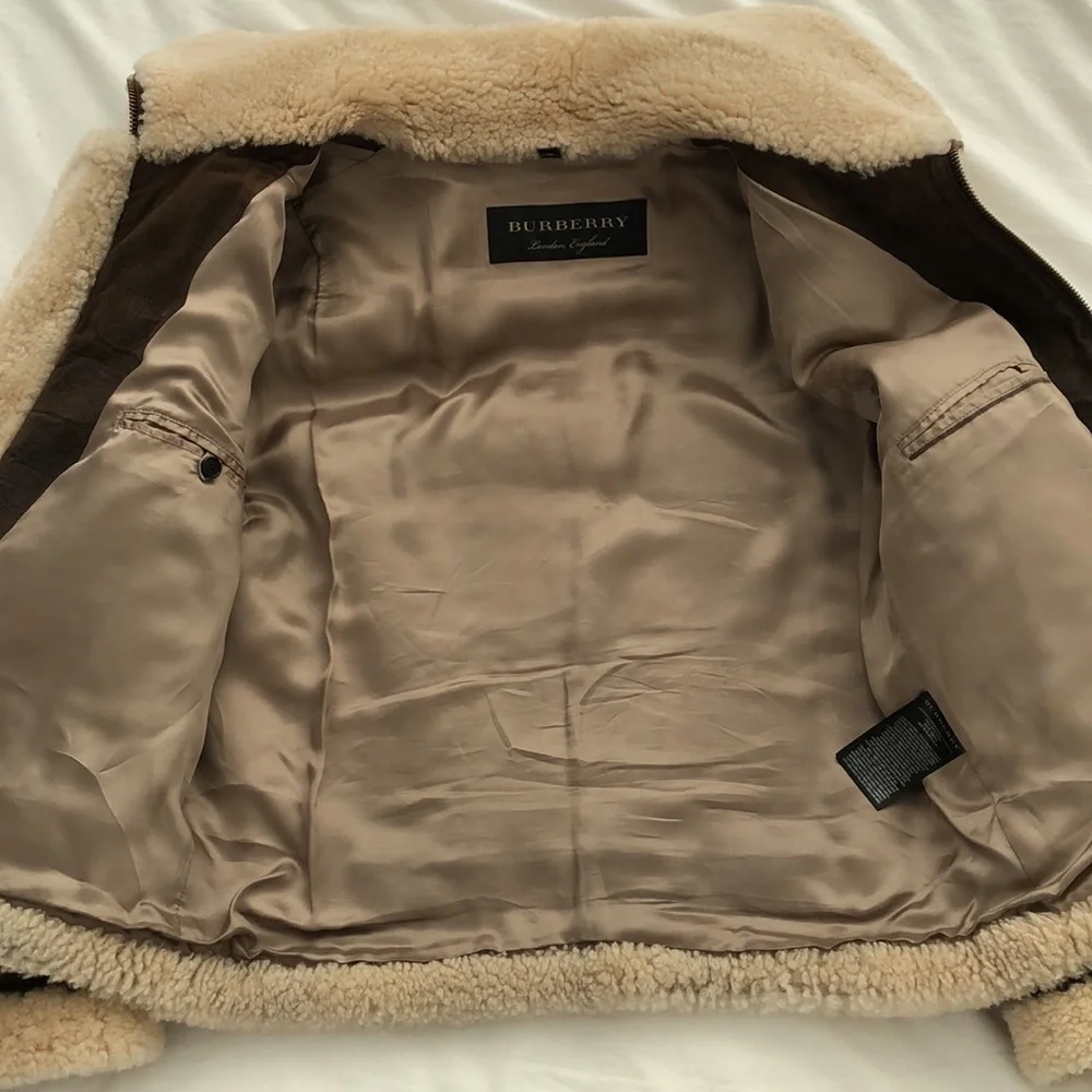 Burberry Runway AW18 Double Collar Shearling Aviator Jacket - Picture 5 of 16